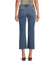 Lucky Brand Sweet Relaxed Straight Leg Denim Kick Crop Jeans