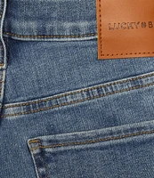 Lucky Brand Sweet Relaxed Straight Leg Denim Kick Crop Jeans