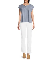 Lucky Brand Sweet Stretch Denim Mid Rise Straight Leg Jeans
