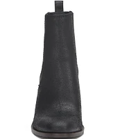 Lucky Brand Wilano Leather Wedge Booties