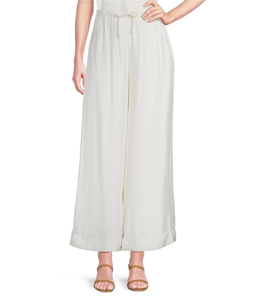 Lucy Paris Bea Flowy Flat Front Wide Leg Coordinating Pants