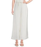 Lucy Paris Bea Flowy Flat Front Wide Leg Coordinating Pants