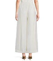 Lucy Paris Bea Flowy Flat Front Wide Leg Coordinating Pants