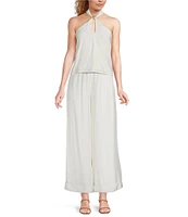 Lucy Paris Bea Flowy Flat Front Wide Leg Coordinating Pants