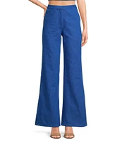 Lucy Paris Coordinating Beaux Wide Leg Denim Jeans