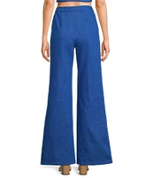 Lucy Paris Coordinating Beaux Wide Leg Denim Jeans