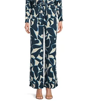 Lucy Paris Coordinating Rue Geo Print Wide Leg Pants