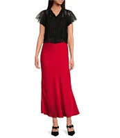 Lucy Paris Katianna High Rise Maxi Skirt