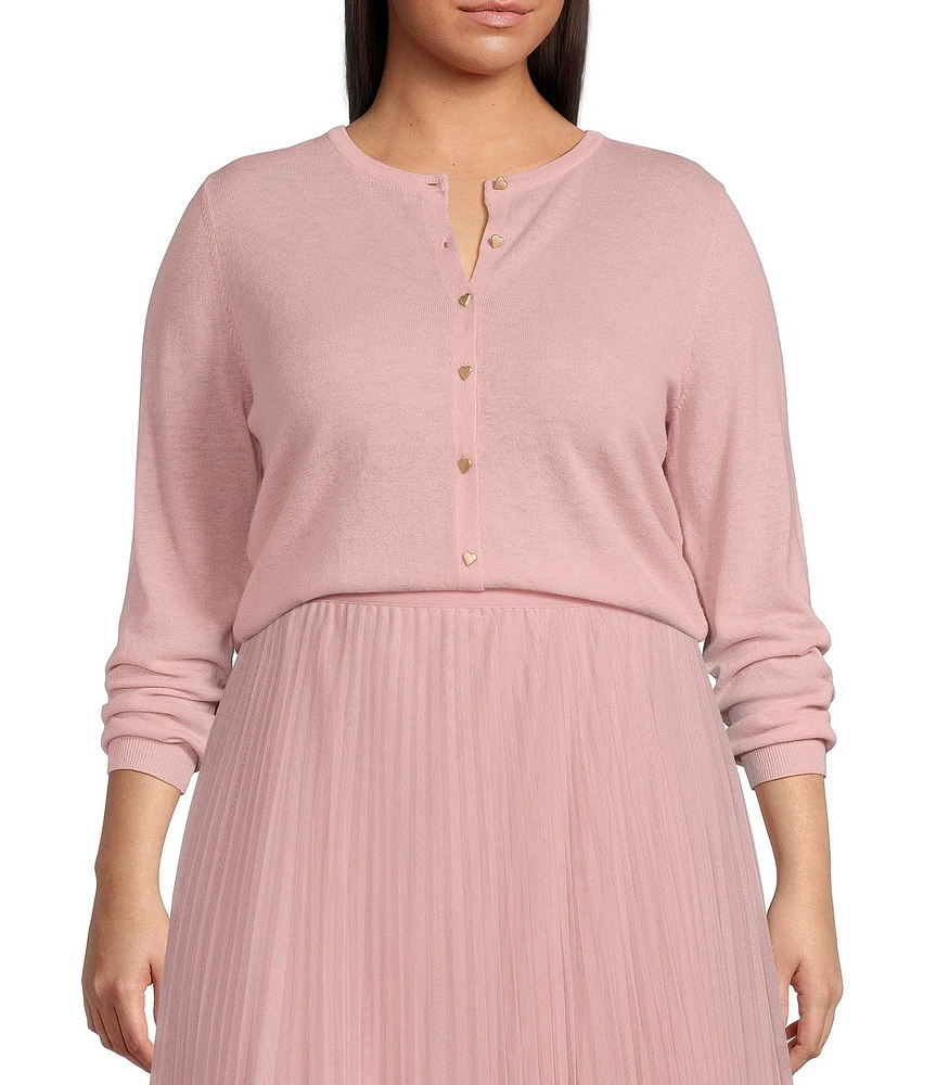 Lucy Paris Plus Betsy Long Sleeve Wool Cardigan