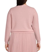Lucy Paris Plus Betsy Long Sleeve Wool Cardigan