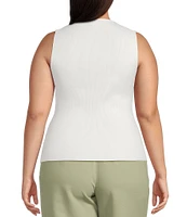 Lucy Paris Plus Eris Knit Fitted Vest
