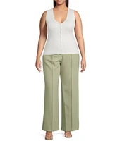 Lucy Paris Plus Eris Knit Fitted Vest