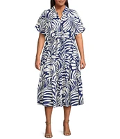Lucy Paris Plus Size Emily Short-Sleeve Knotted-Tie-Detail Coordinating Top
