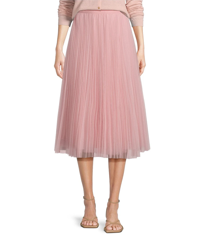 Lucy Paris Sharlene Tulle Midi Skirt