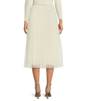 Lucy Paris Sharlene Tulle Midi Skirt