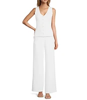 Lucy Paris Valli Solid Wide Leg Pants