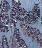 Lulus Sequin Pattern Delmar Strapless Mermaid Dress