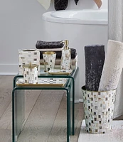 Luxury Hotel Essex Collection Gold Mother of Pearl Tissue Cover