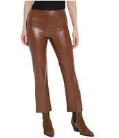 Lysse Ankle Elysse Vegan Leather Cropped Flare Leggings