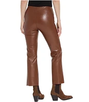 Lysse Ankle Elysse Vegan Leather Cropped Flare Leggings