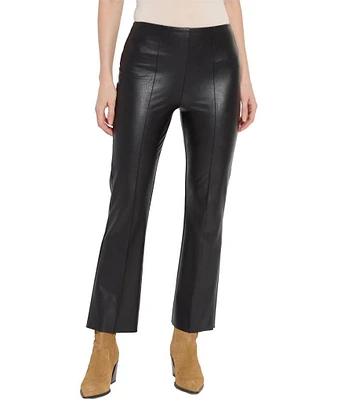 Lysse Ankle Elysse Vegan Leather Cropped Flare Leggings