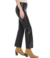 Lysse Ankle Elysse Vegan Leather Cropped Flare Leggings