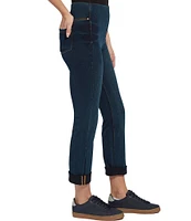 Lysse Boyfriend Cuffed Denim Leggings