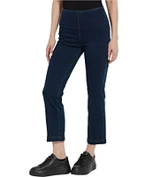 Lysse Denim Baby Bootcut Ankle Leggings