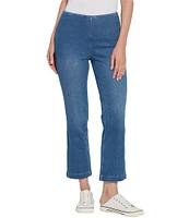 Lysse Denim Baby Bootcut Ankle Leggings