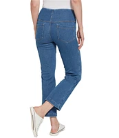 Lysse Denim Baby Bootcut Ankle Leggings