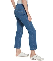 Lysse Denim Baby Bootcut Ankle Leggings