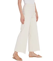Lysse Erin High Waisted Wide Leg Demin Ponte Ankle Leggings