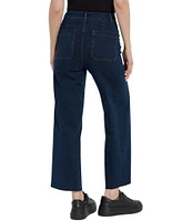 Lysse Erin High Waisted Wide Leg Demin Ponte Ankle Leggings