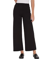 Lysse Erin High Waisted Wide Leg Ponte Ankle Leggings