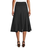 M Made in Italy Cotton Gauze Skirt