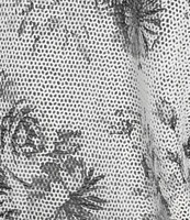 M Made in Italy Floral Print Long Sleeve Knit Coordinating Top