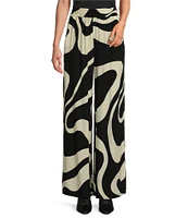 M Made in Italy Wild Printed Wide Leg Pant