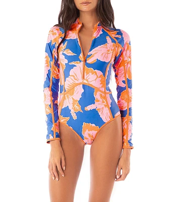 Maaji Cardi Magnolia Mirage Reversible Surf One Piece Swimsuit