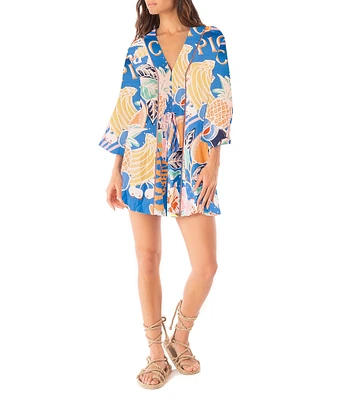 Maaji Tropical Bliss Kaftan Cover-up Dress