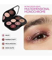 MAC Connect In Colour Eye Shadow Palette Embedded in Burgundy X 6