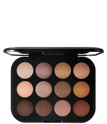 MAC Connect In Colour Eye Shadow Palette Unfiltered Nudes X 12