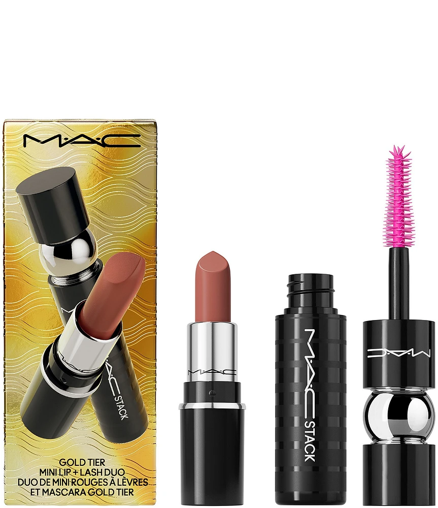 MAC Gold Tier Mini Lip + Lash Duo Gift Set