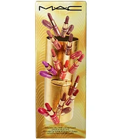 MAC Golden Girls Mini Lustreglass Lipstick Vault x 12 Gift Set