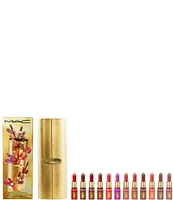 MAC Golden Girls Mini Lustreglass Lipstick Vault x 12 Gift Set