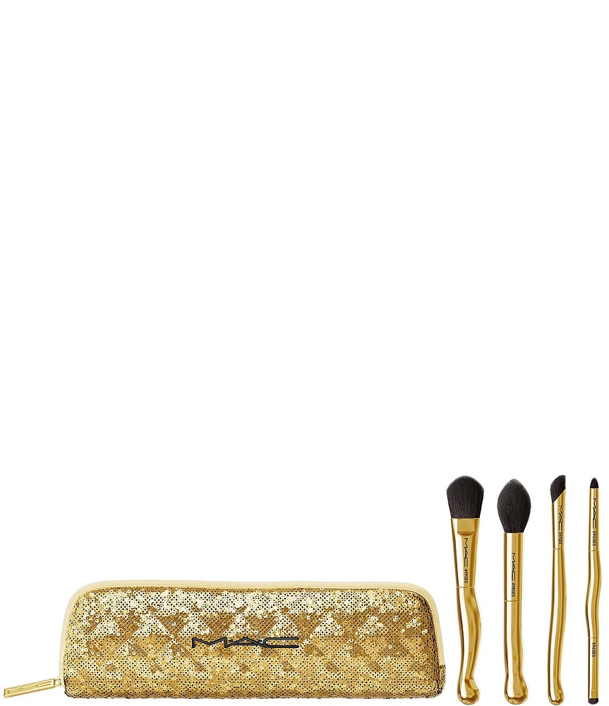 MAC Golden Touch 4-Piece Mini Brush Gift Set