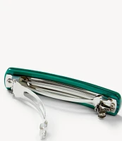 MACHETE No. 3 Malachite Hair Barrette