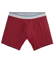 Mack Weldon 18-Hour Printed Jersey 6#double; Inseam Boxer Briefs