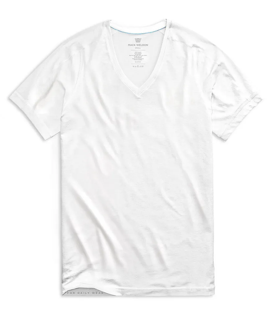 Mack Weldon Short-Sleeve V-Neck 18-Hour Jersey Undershirt