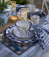 MacKenzie-Childs Sinamay Woven Check Placemats, Set of 4