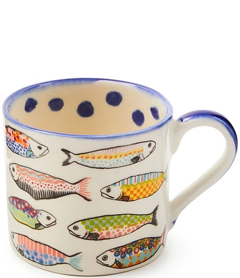 MacKenzie-Childs Go Fish Mug